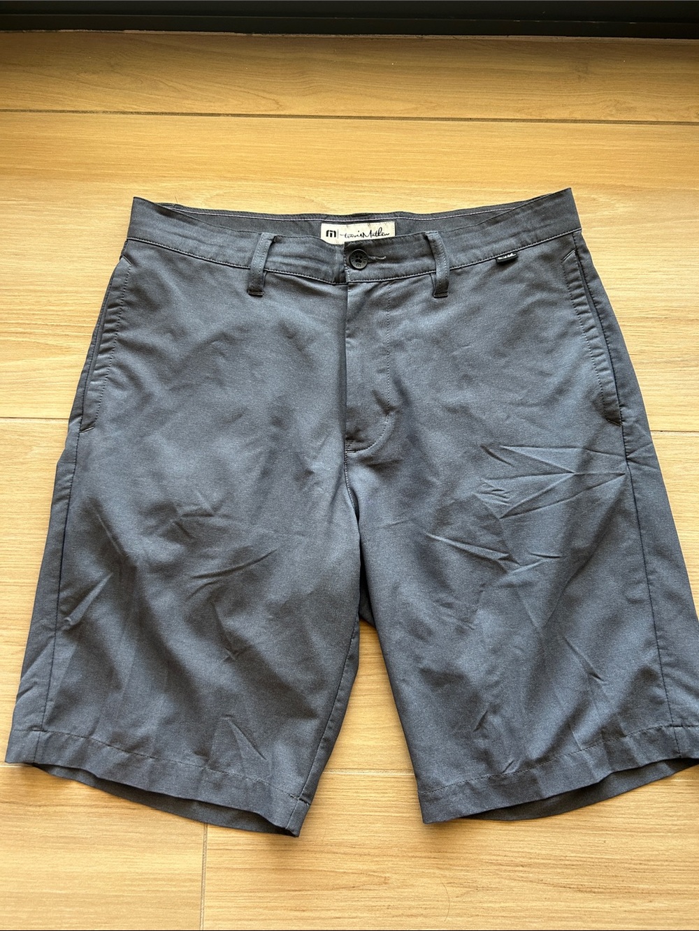 Travis Mathew Men’s Blue Gray Hybrid Shorts